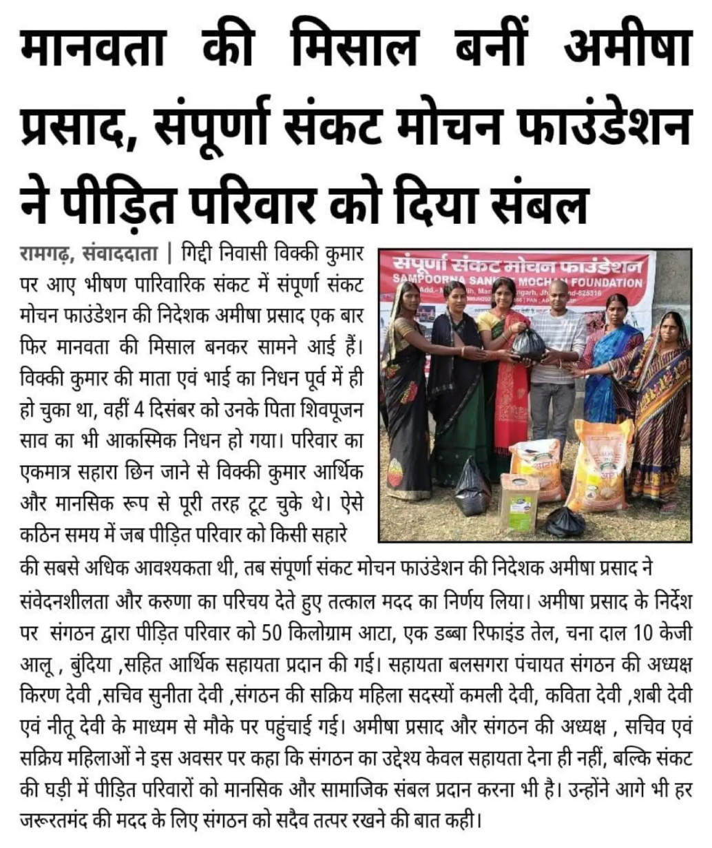 Community support activity